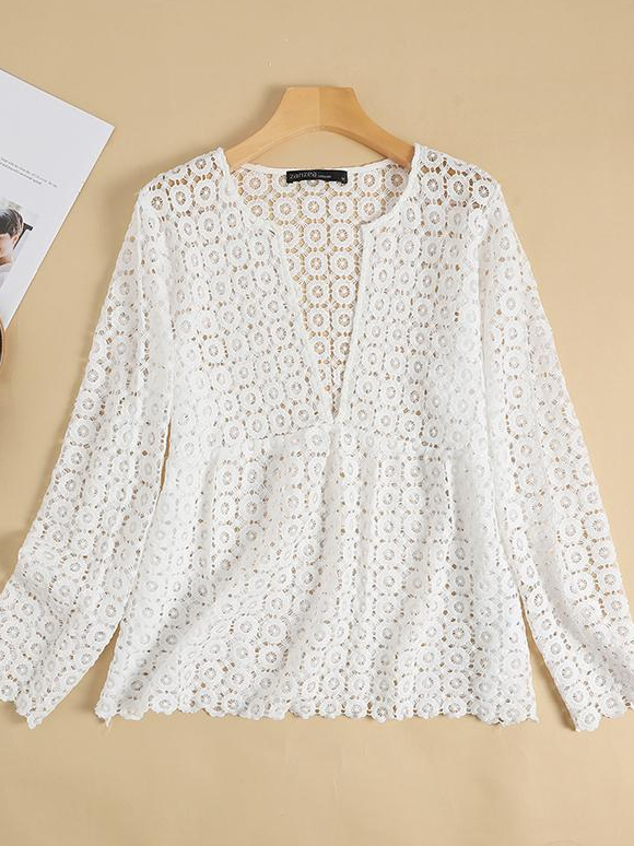 Lace Casual Blouse