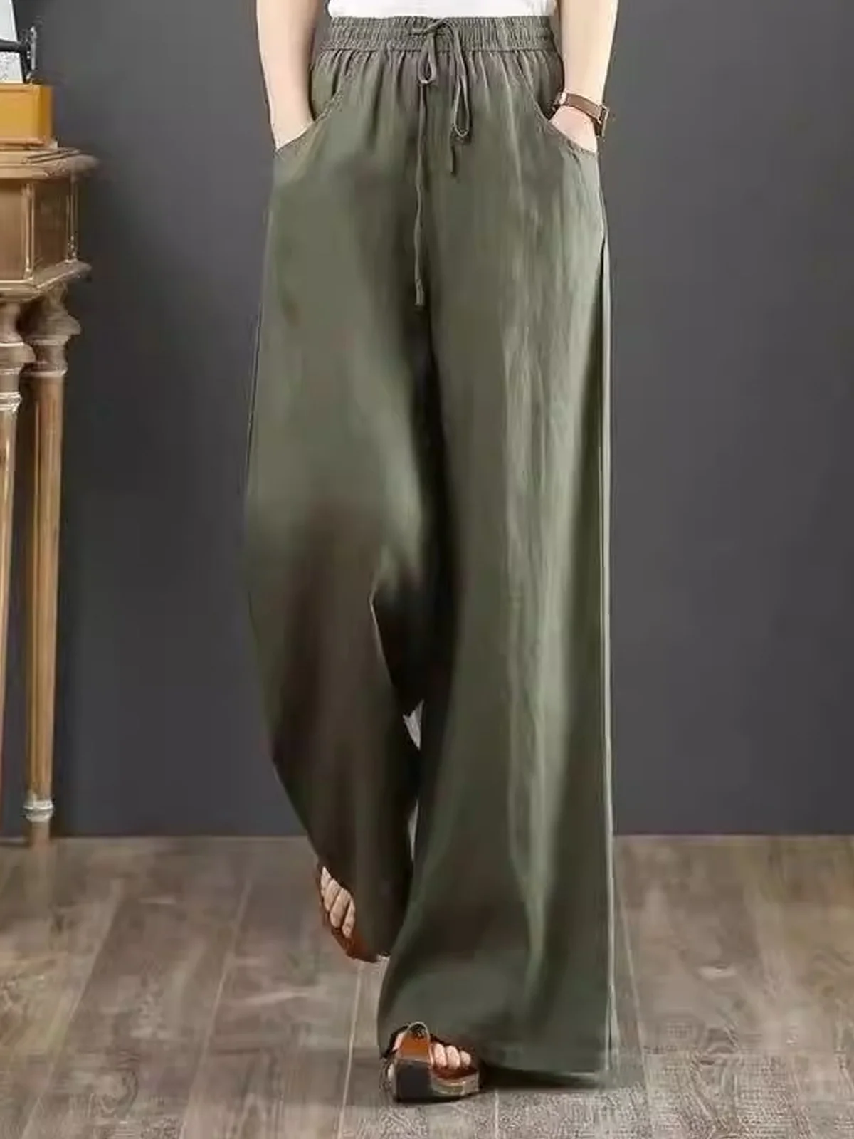 Casual Plain Pants