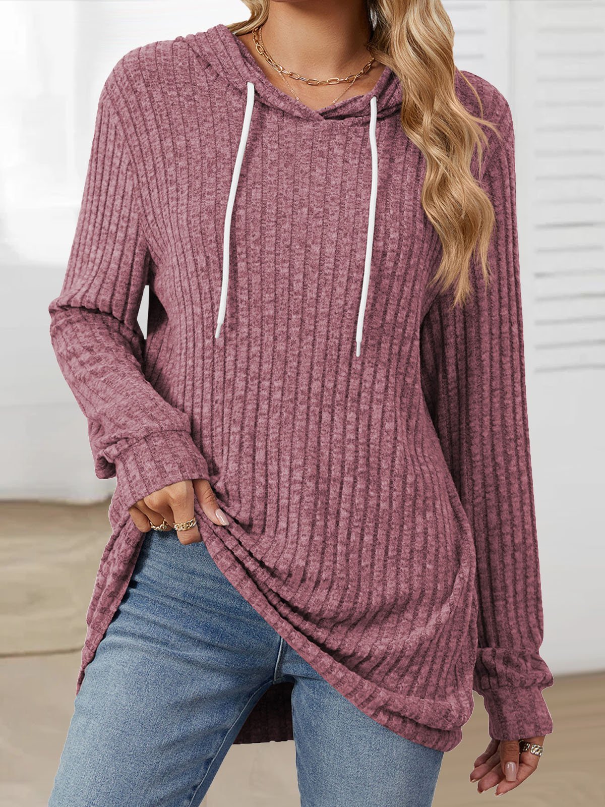 Plain Hoodie Loose Casual Hoodie