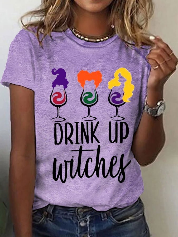 Drink Up Witches Hocus Pocus witch Halloween T-Shirt