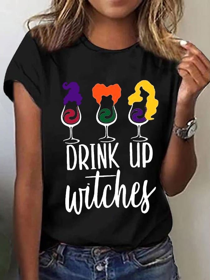 Drink Up Witches Hocus Pocus witch Halloween T-Shirt