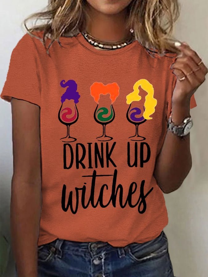 Drink Up Witches Hocus Pocus witch Halloween T-Shirt