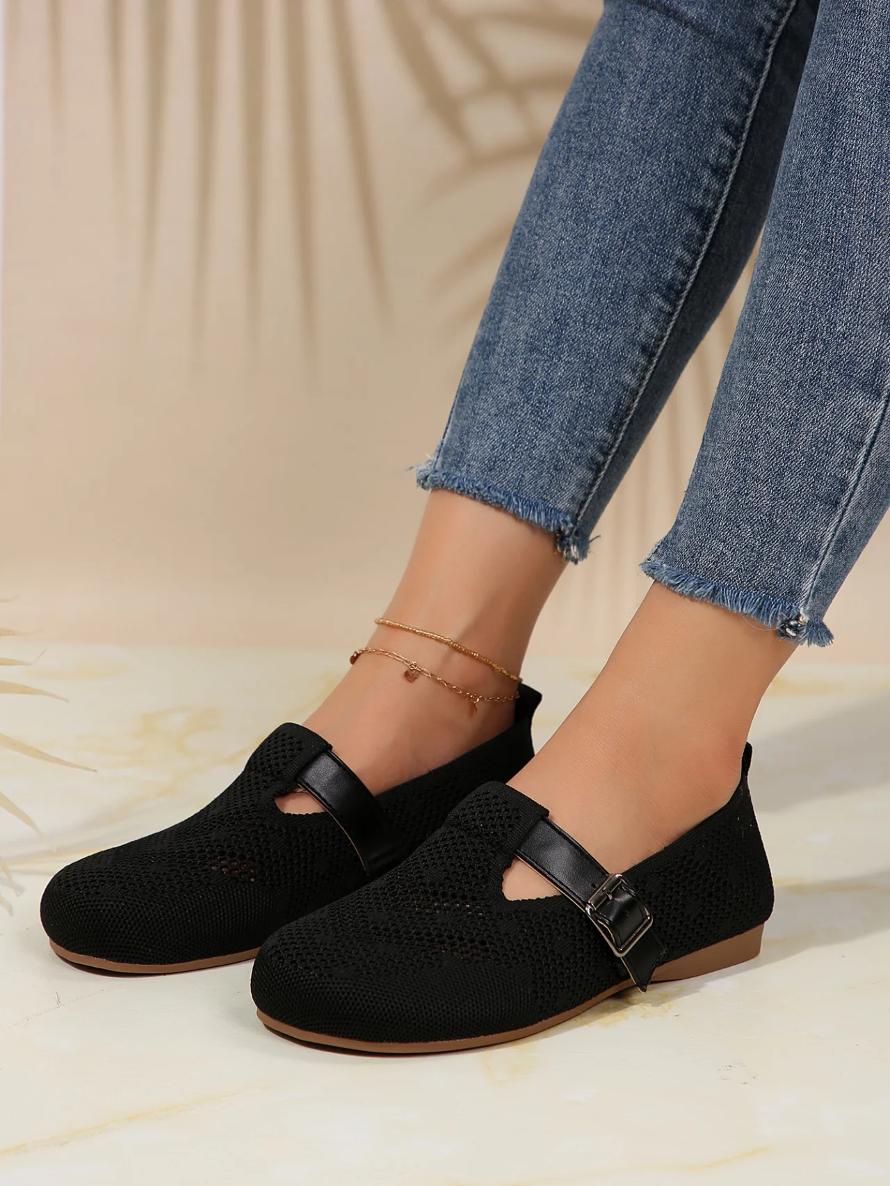 Mesh Fabric Casual All Season Shallow Shoes