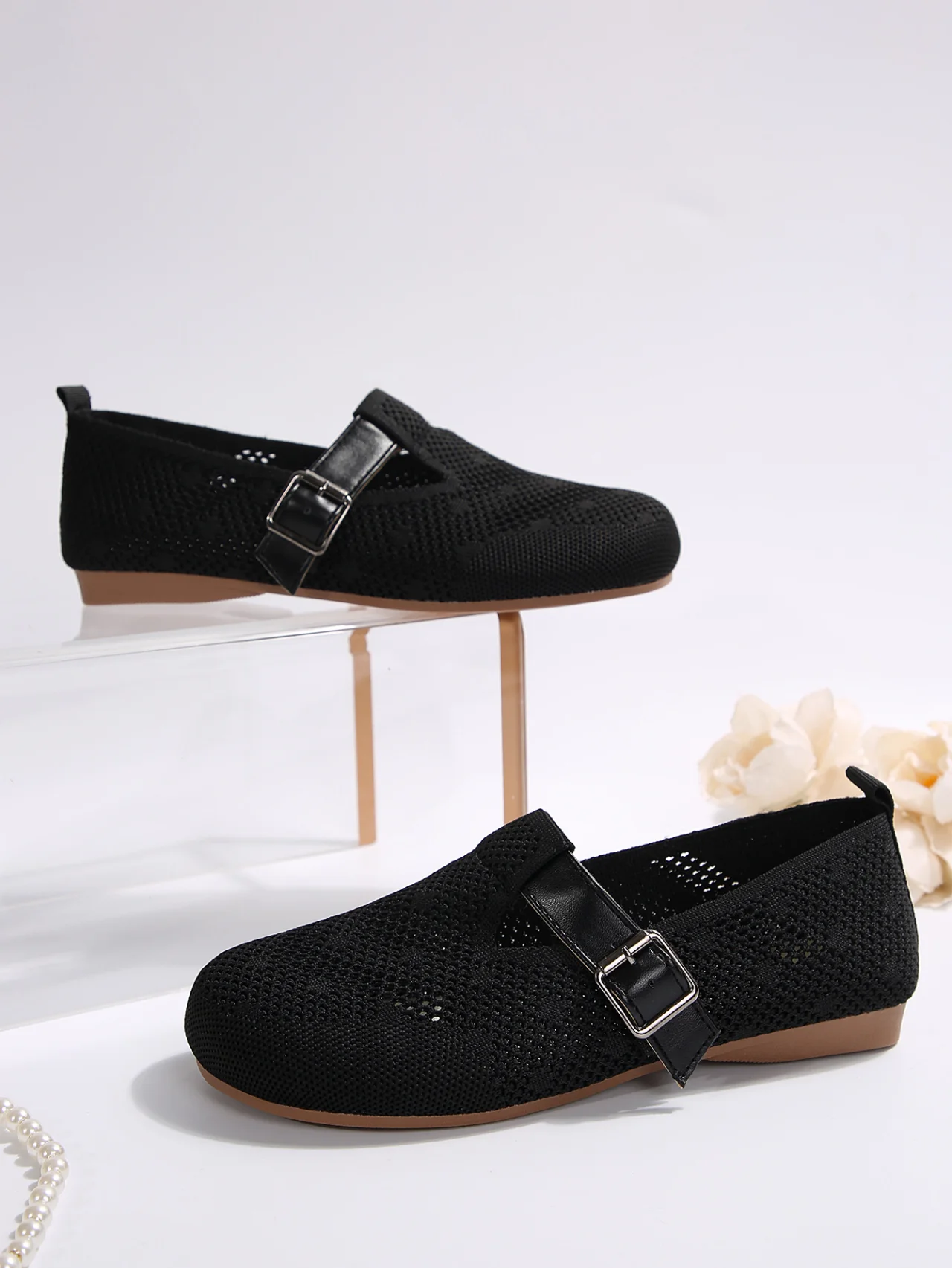 Mesh Fabric Casual All Season Shallow Shoes