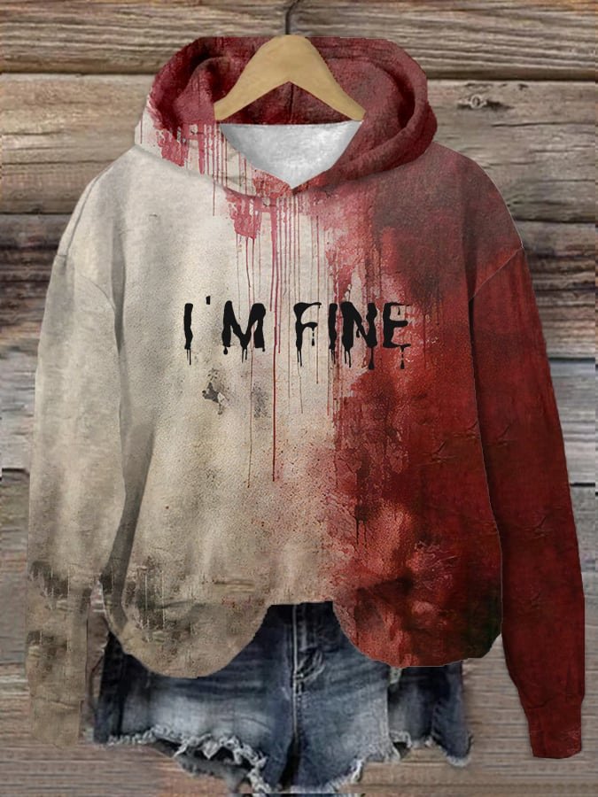 Casual Hoodie Halloween Loose Hoodie