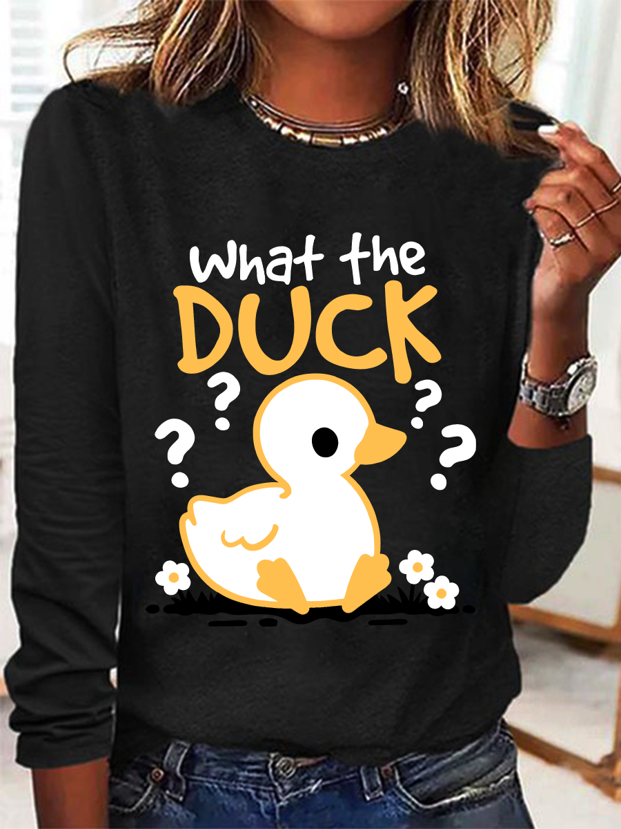 What The Duck Long Sleeve Shirt