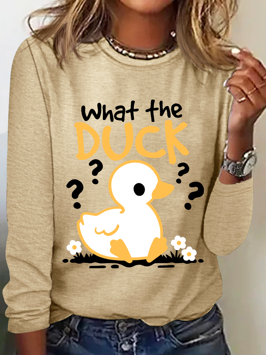 What The Duck Long Sleeve Shirt