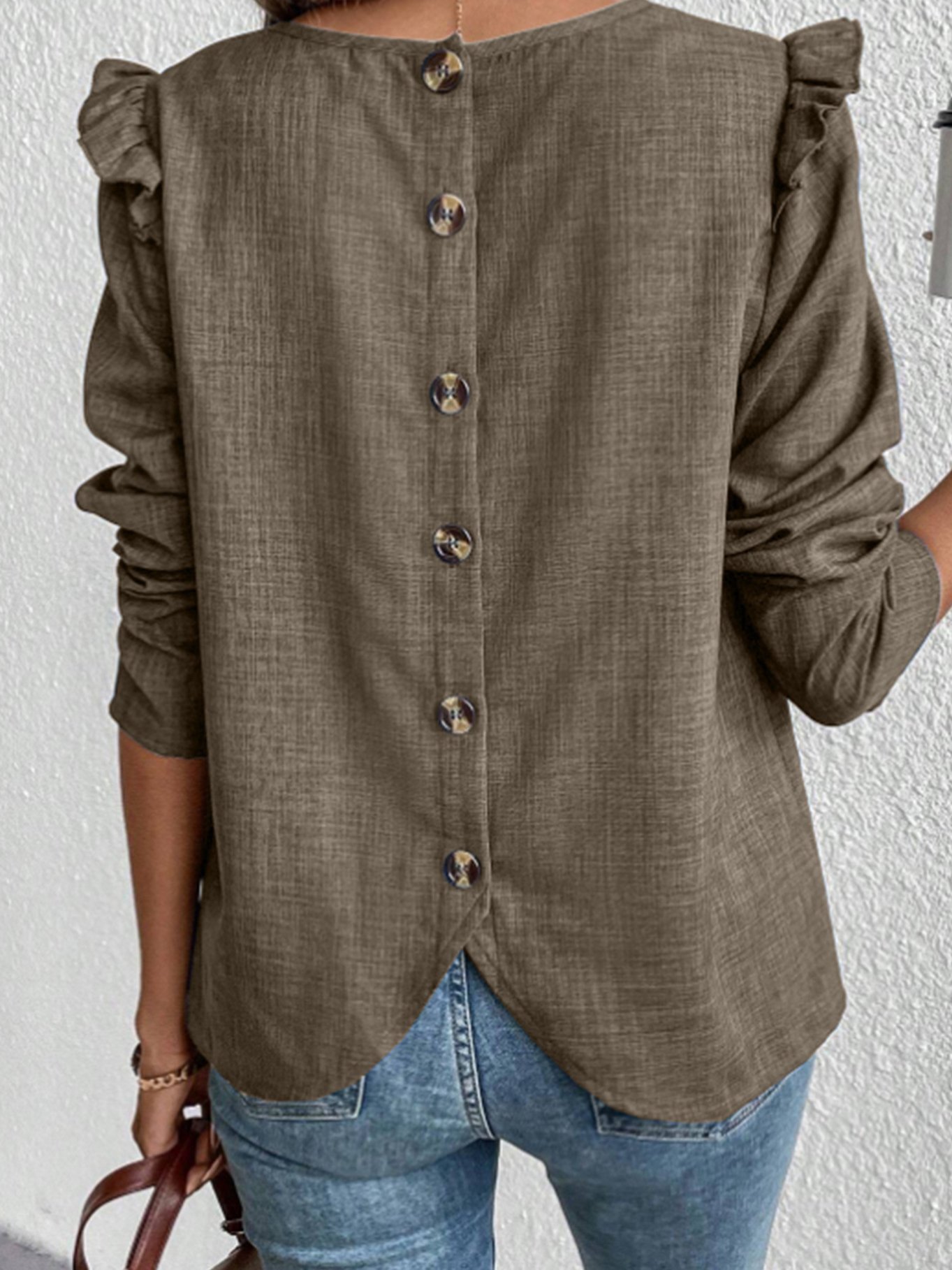 Buckle Casual Blouse