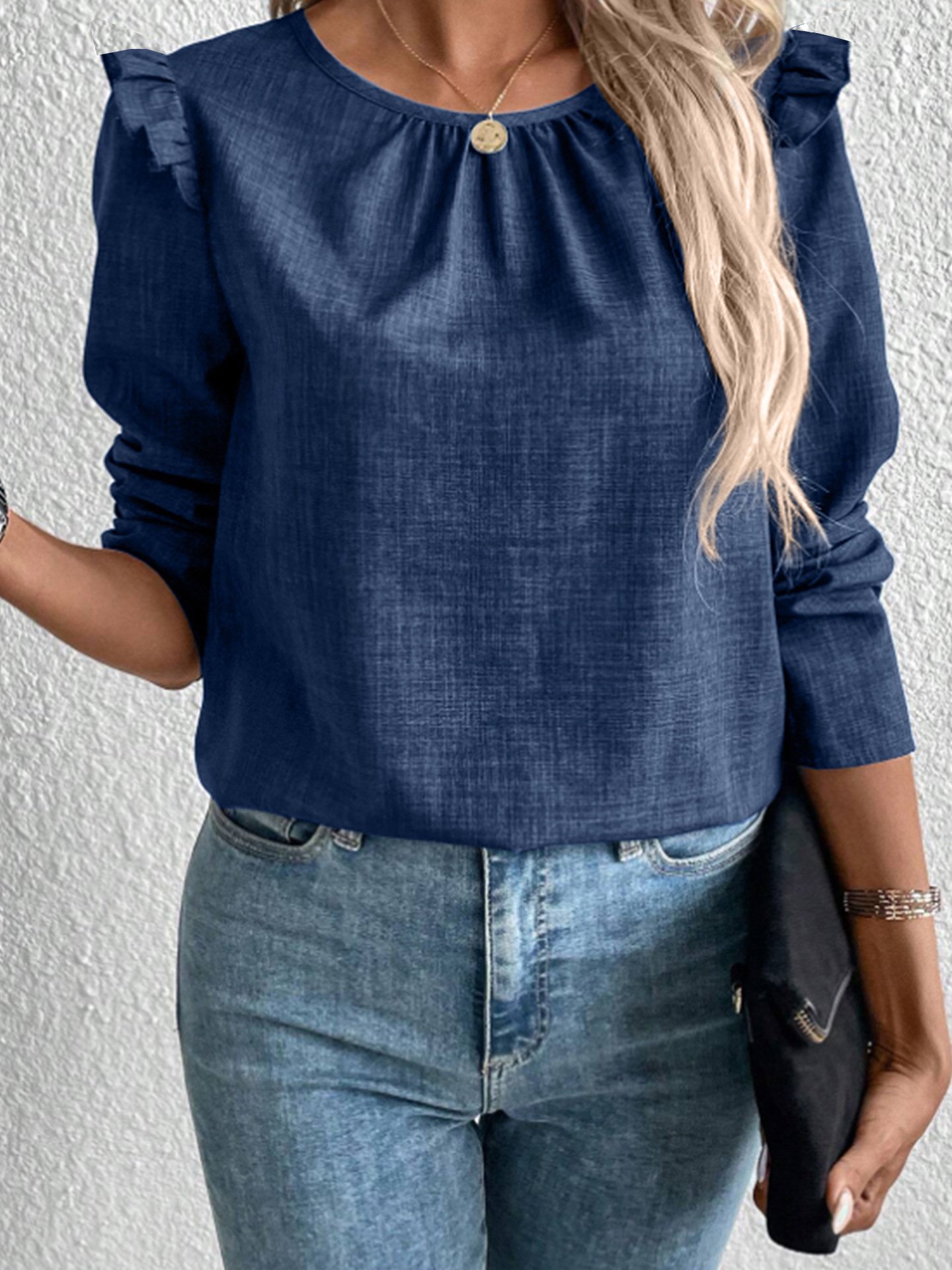 Buckle Casual Blouse