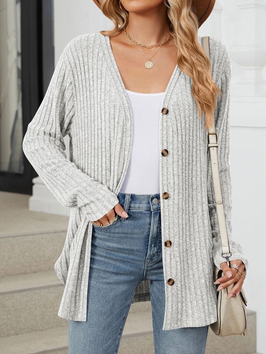 Plain Loose Casual Kimono