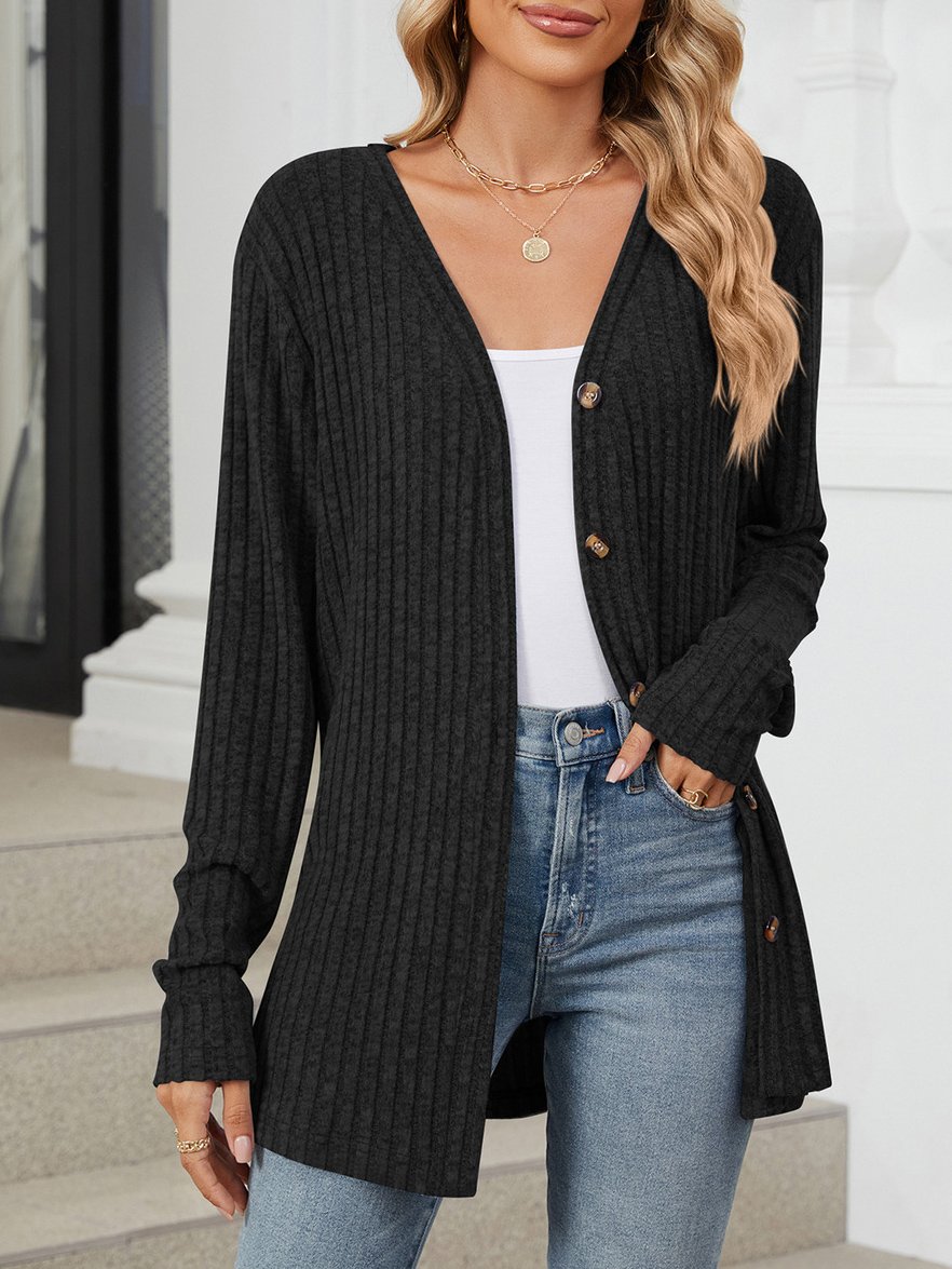 Plain Loose Casual Kimono