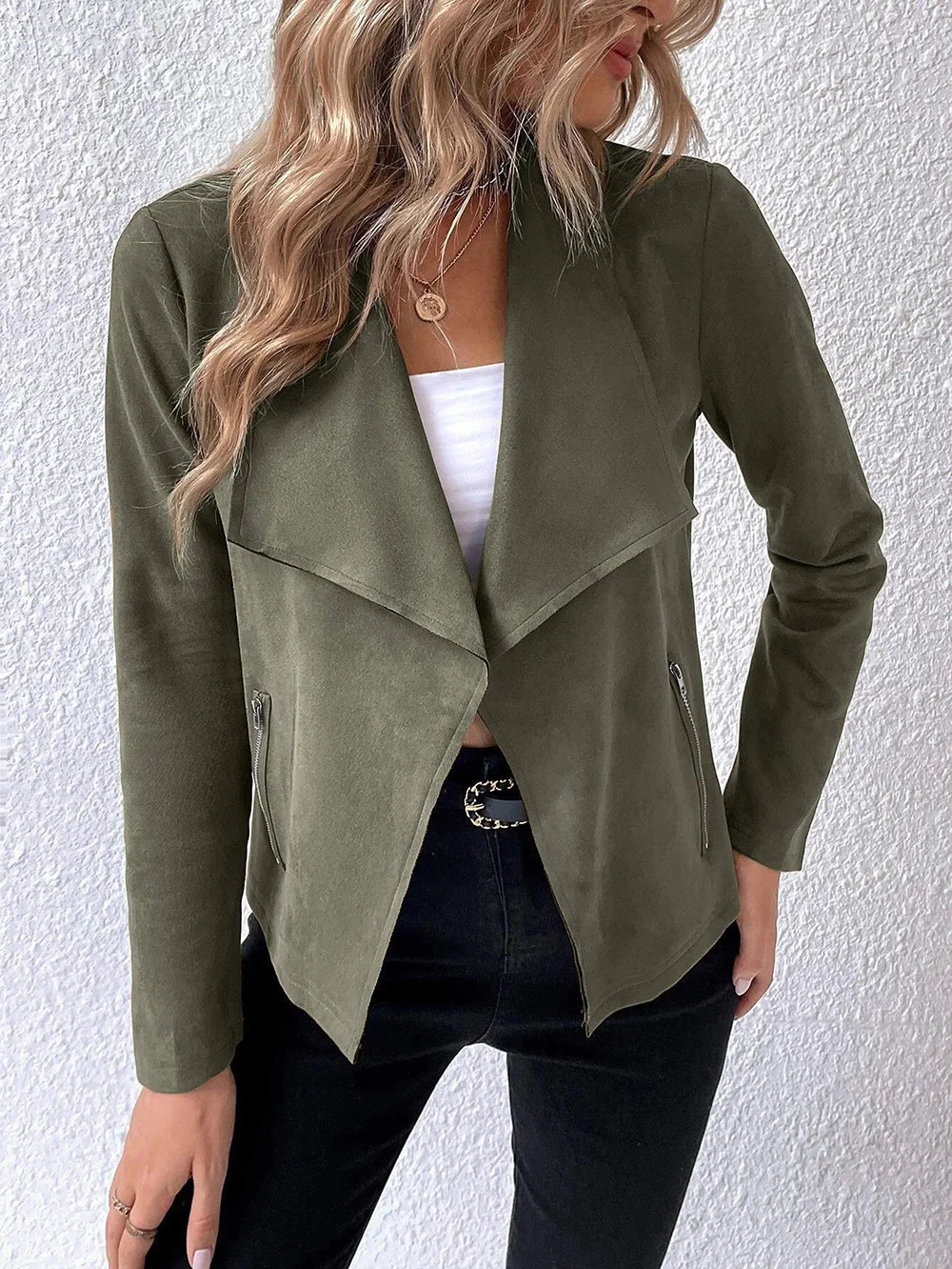 Plain Casual Jacket