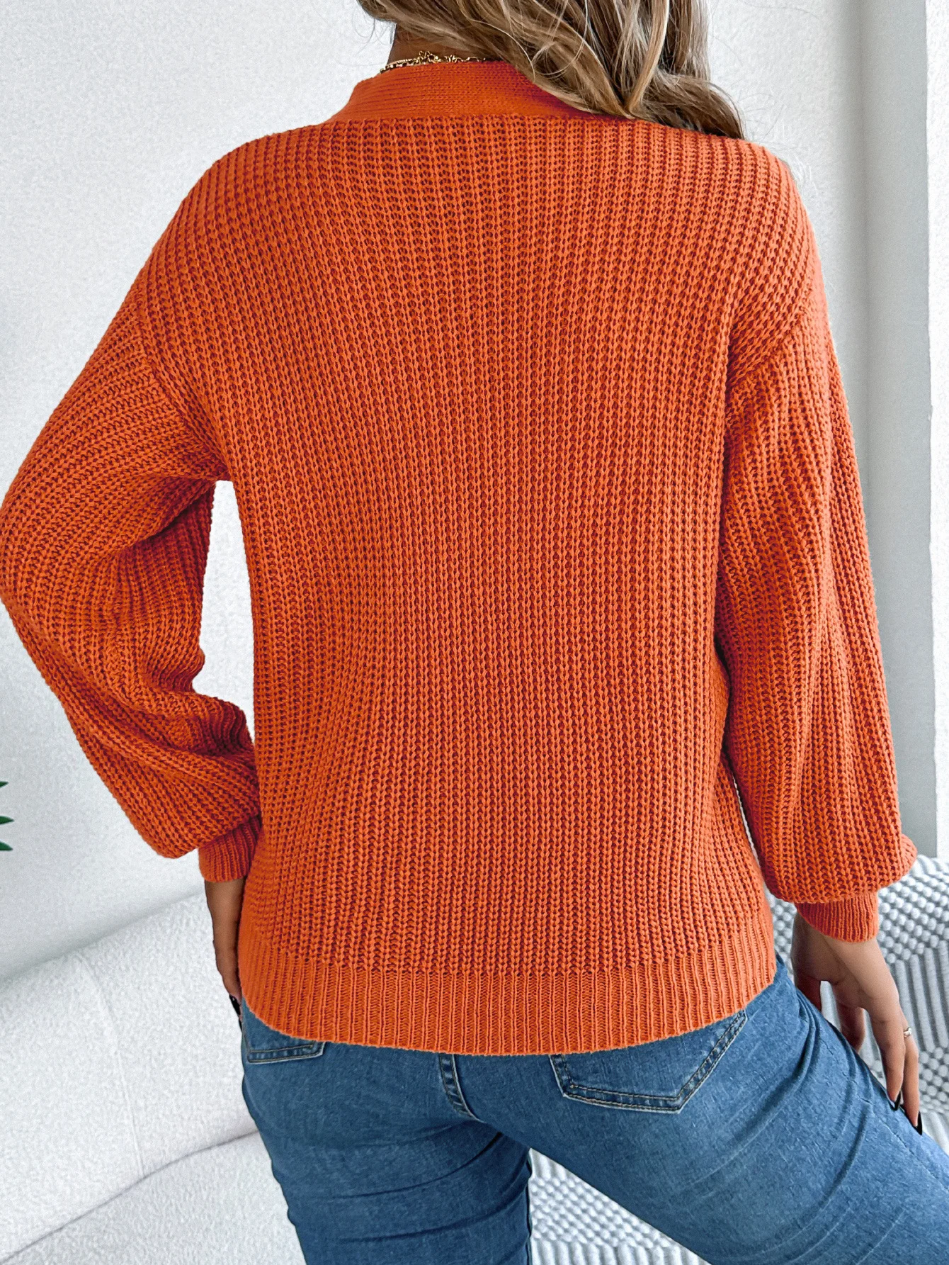 Casual Yarn/Wool Yarn Sweater