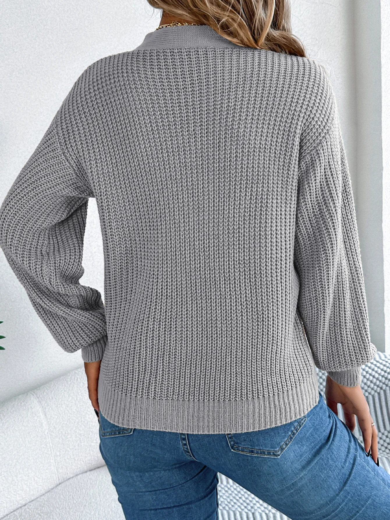 Casual Yarn/Wool Yarn Sweater