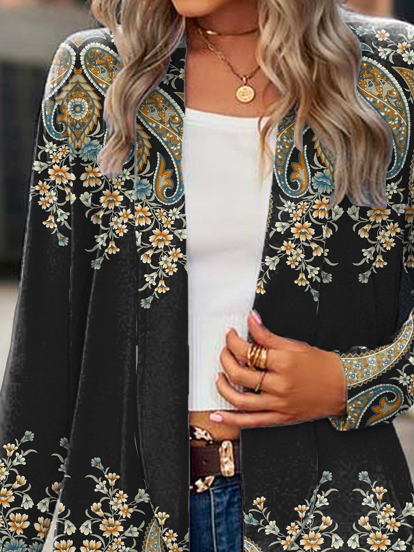 Ethnic Casual Jersey Kimono