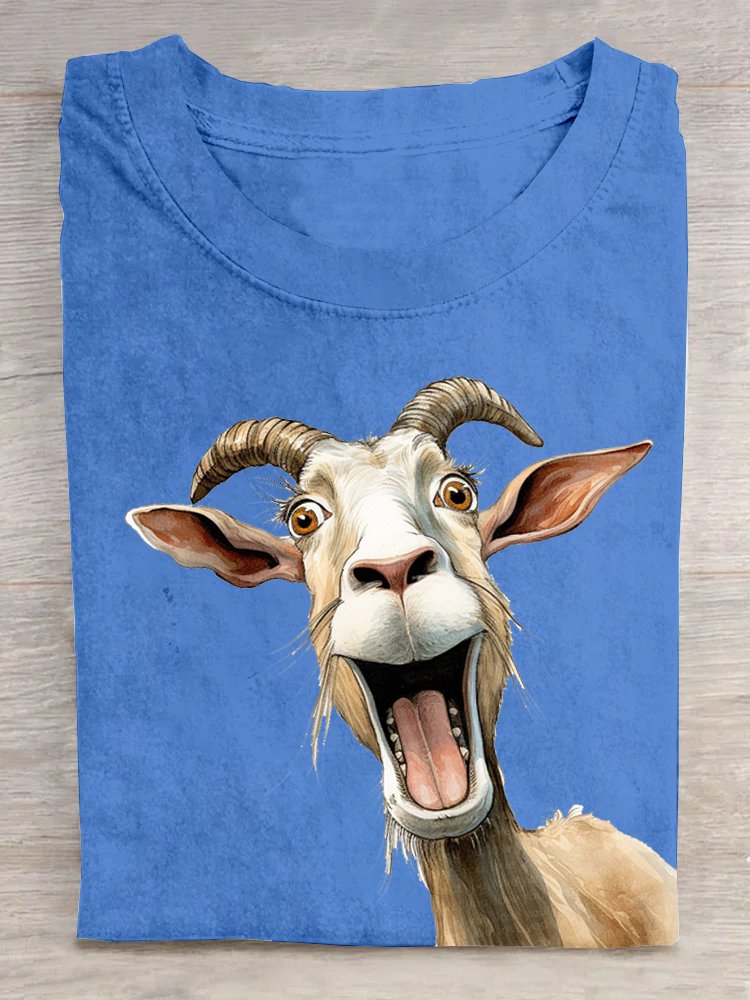 Sheep Loose Cotton T-Shirt