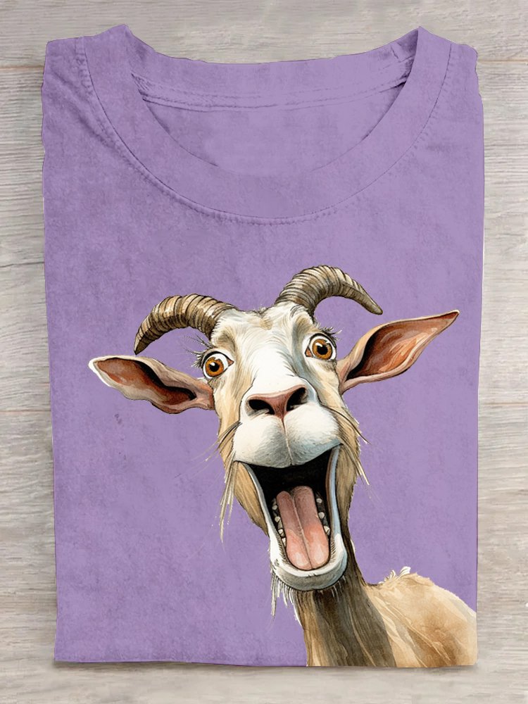 Sheep Loose Cotton T-Shirt