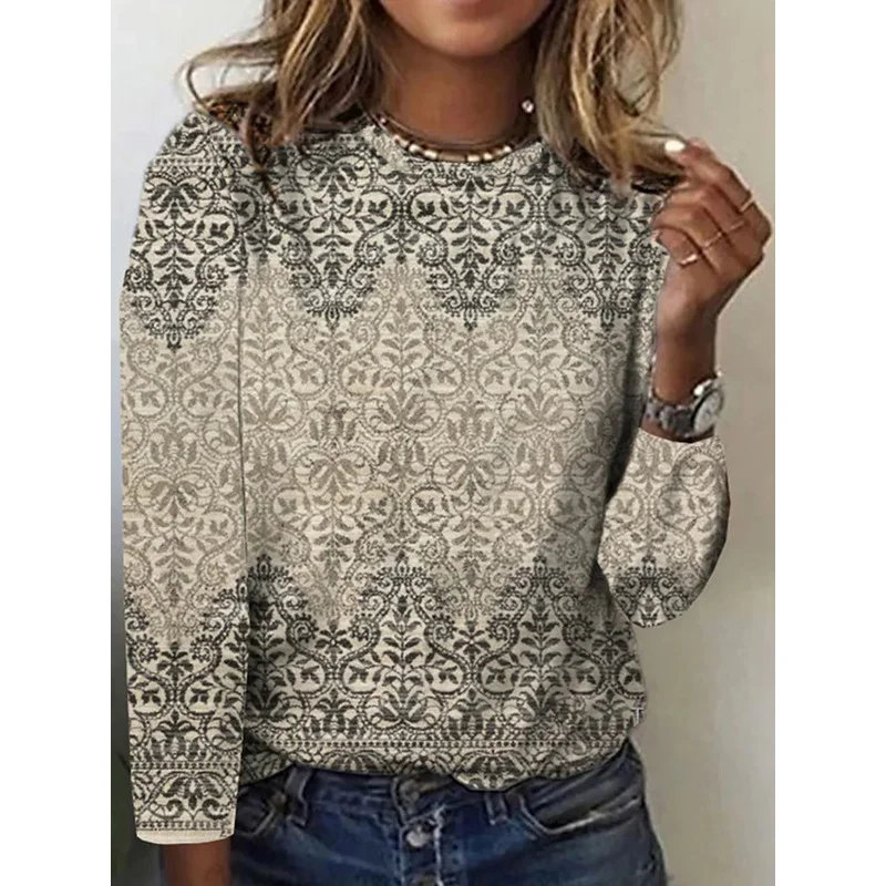 Loose Casual Lace T-Shirt