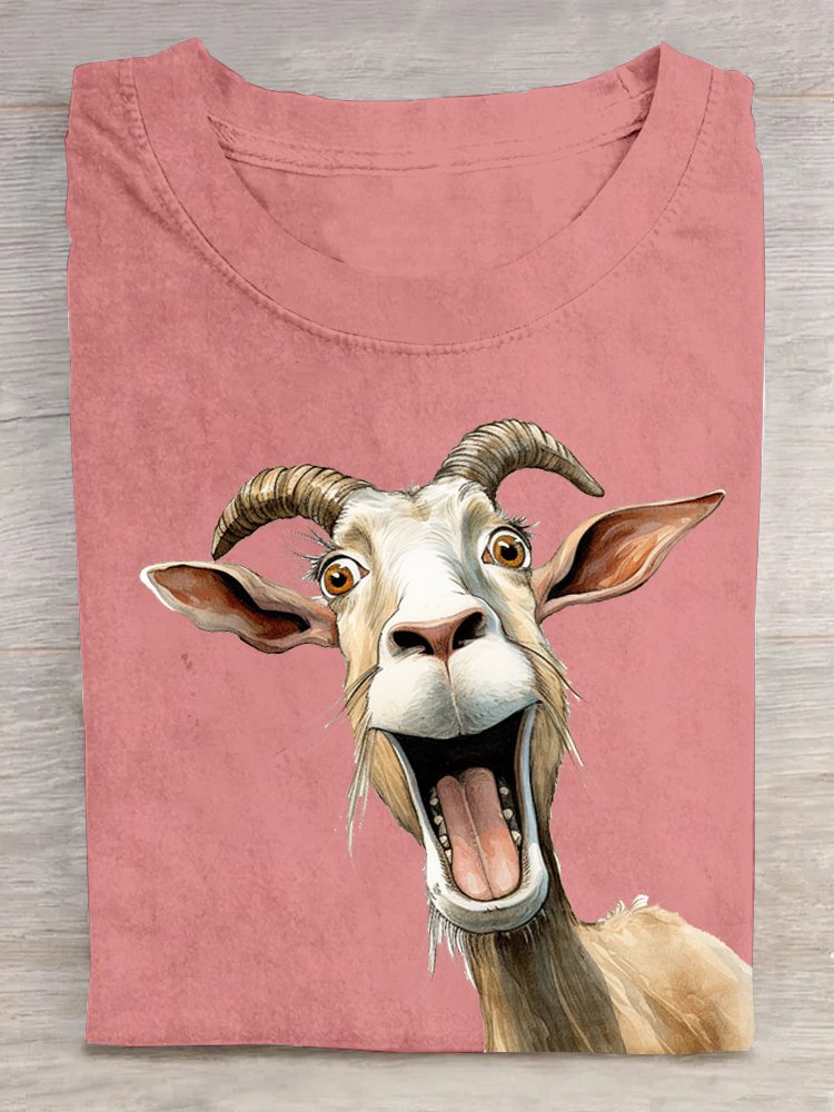 Sheep Loose Cotton T-Shirt