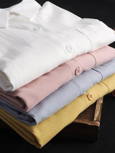 Shirt Collar Casual Cotton Shirt