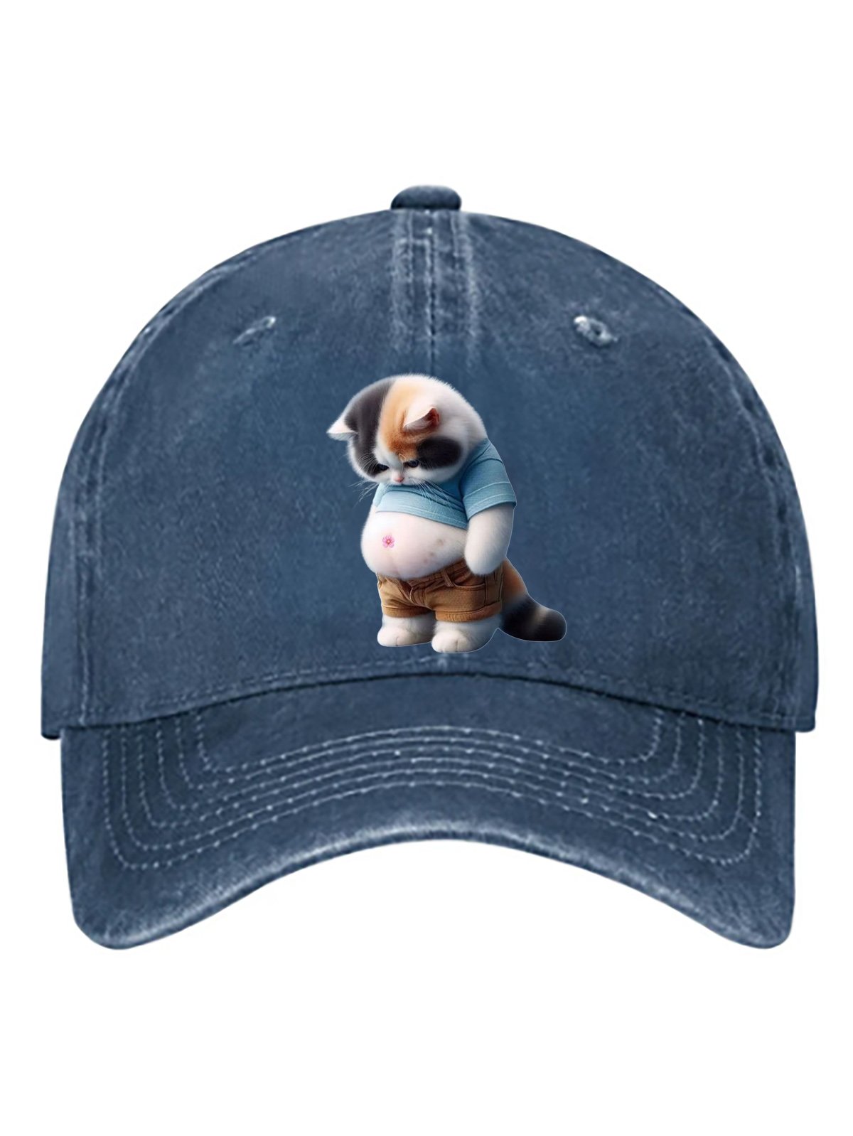 cat pure cotton baseball cap