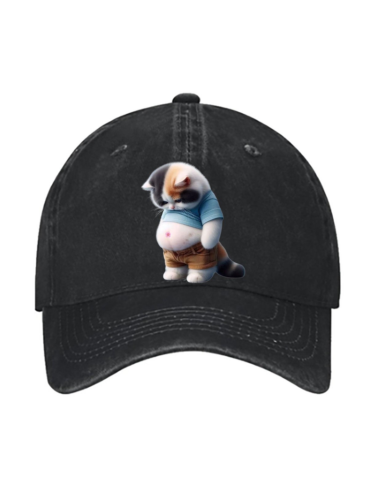 cat pure cotton baseball cap