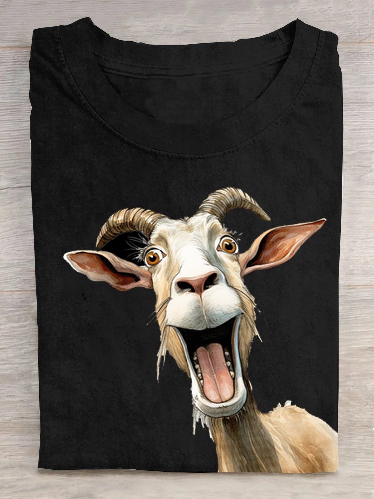 Sheep Loose Cotton T-Shirt