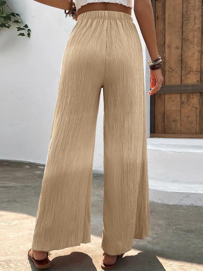 Loose Casual Plain Pants