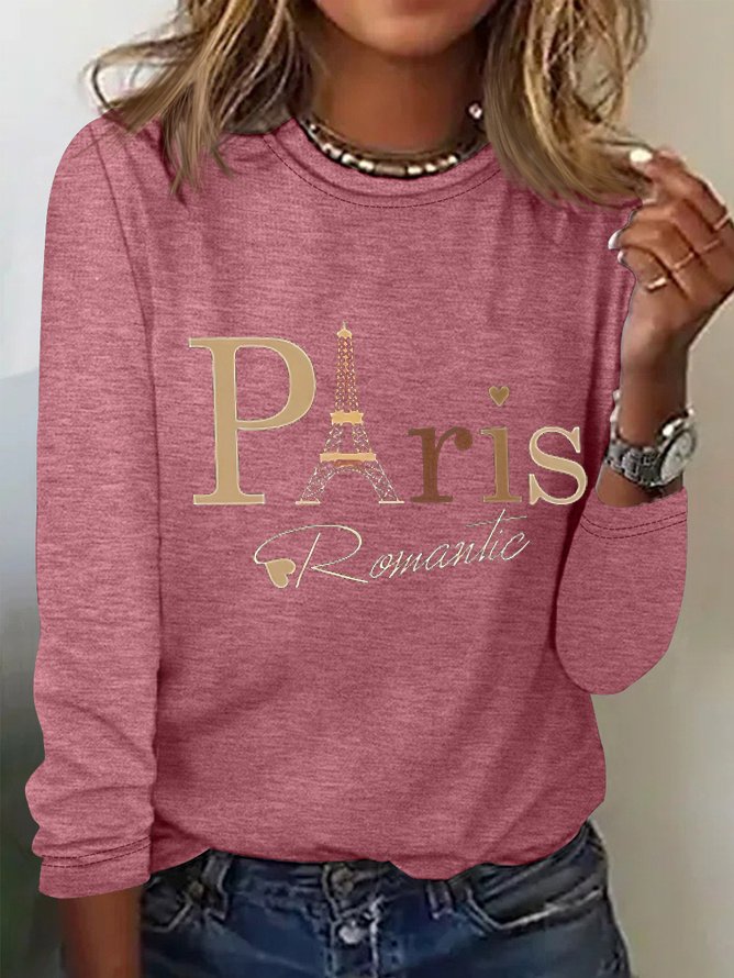 2024 Paris Olympic Games Raphic Long-sleeved T-shirt