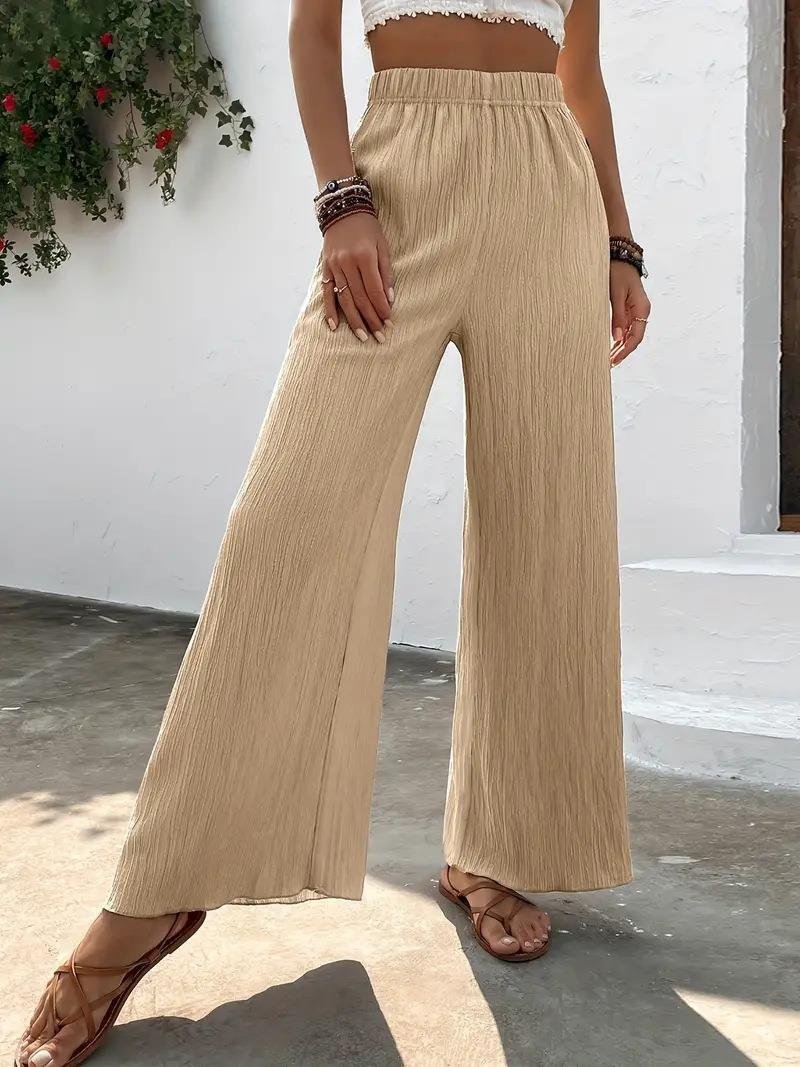 Loose Casual Plain Pants