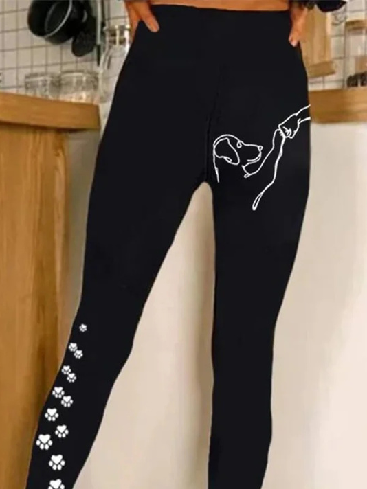 Dog Tight Jersey Casual Leggings