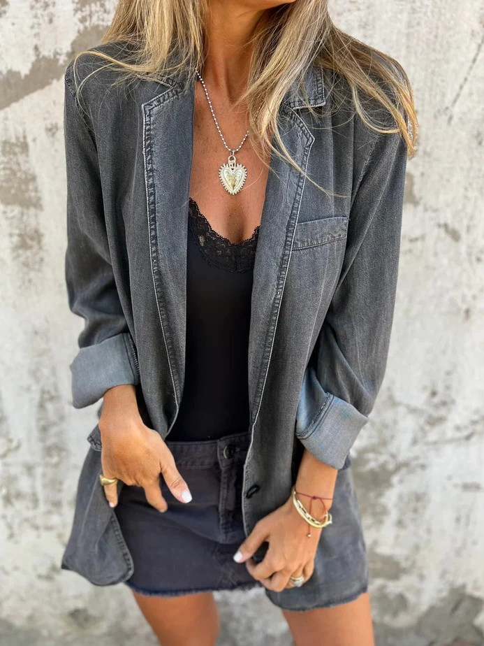 Loose Denim Casual Jacket