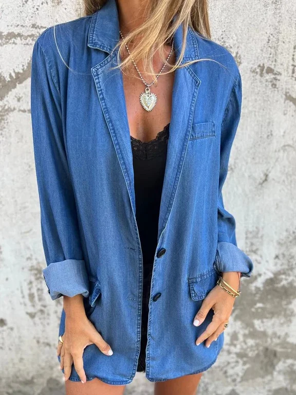 Loose Denim Casual Jacket