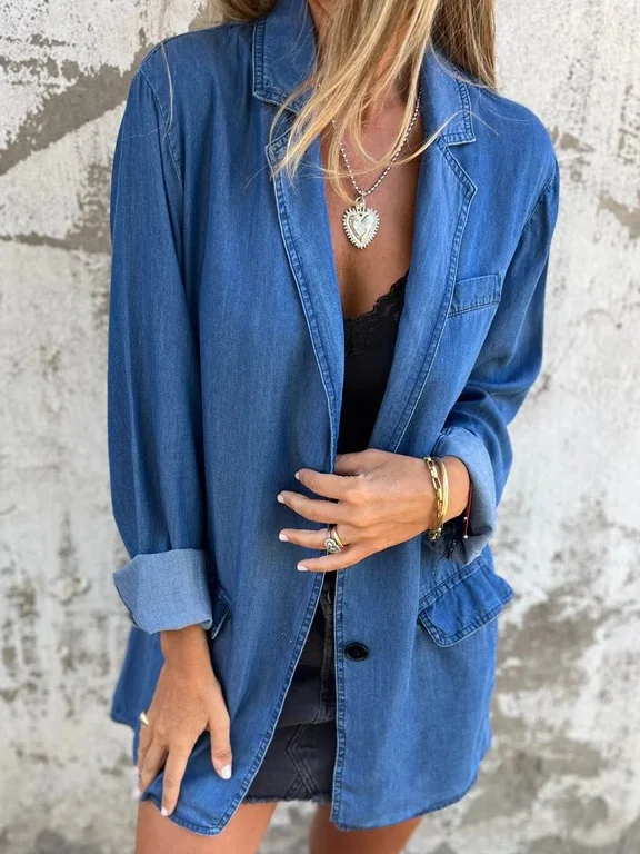 Loose Denim Casual Jacket