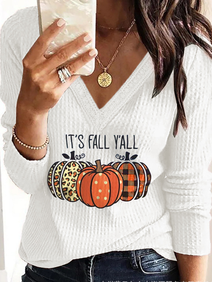 Loose Casual Zipper Halloween Blouse