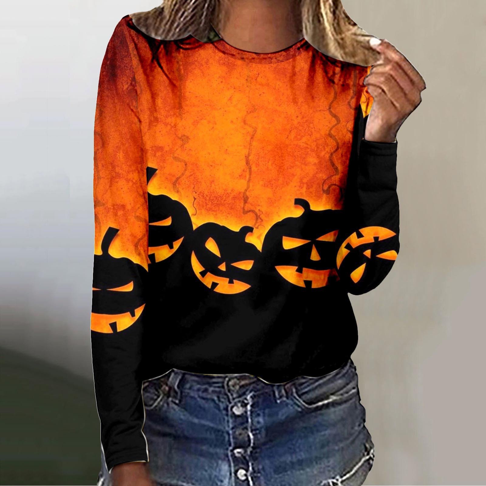 Halloween Jersey Casual T-Shirt