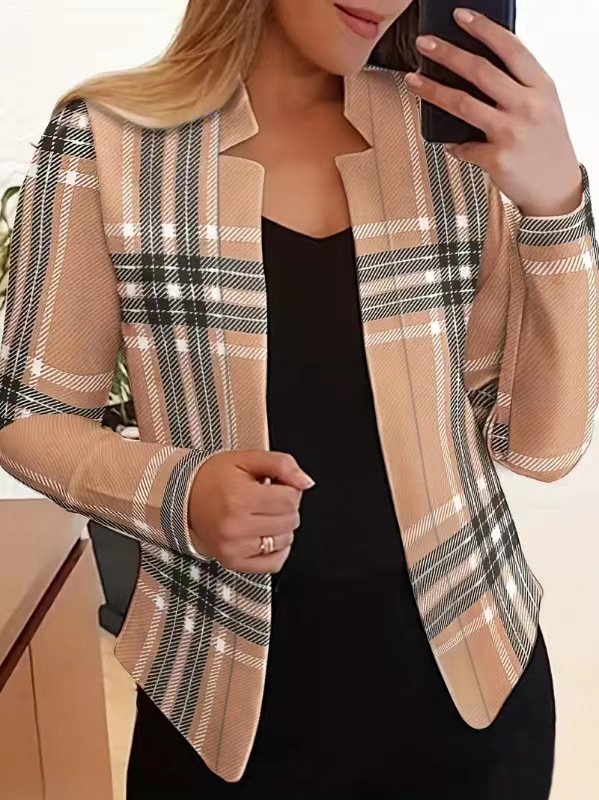 Wrap Geometric Loose Urban Blazer