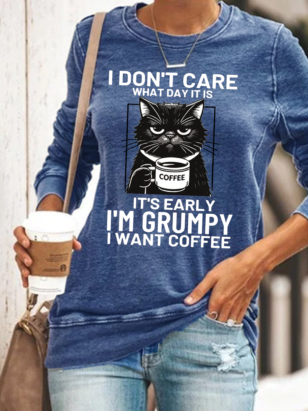 Grumpy Cat Coffee Lover Sweatshirt