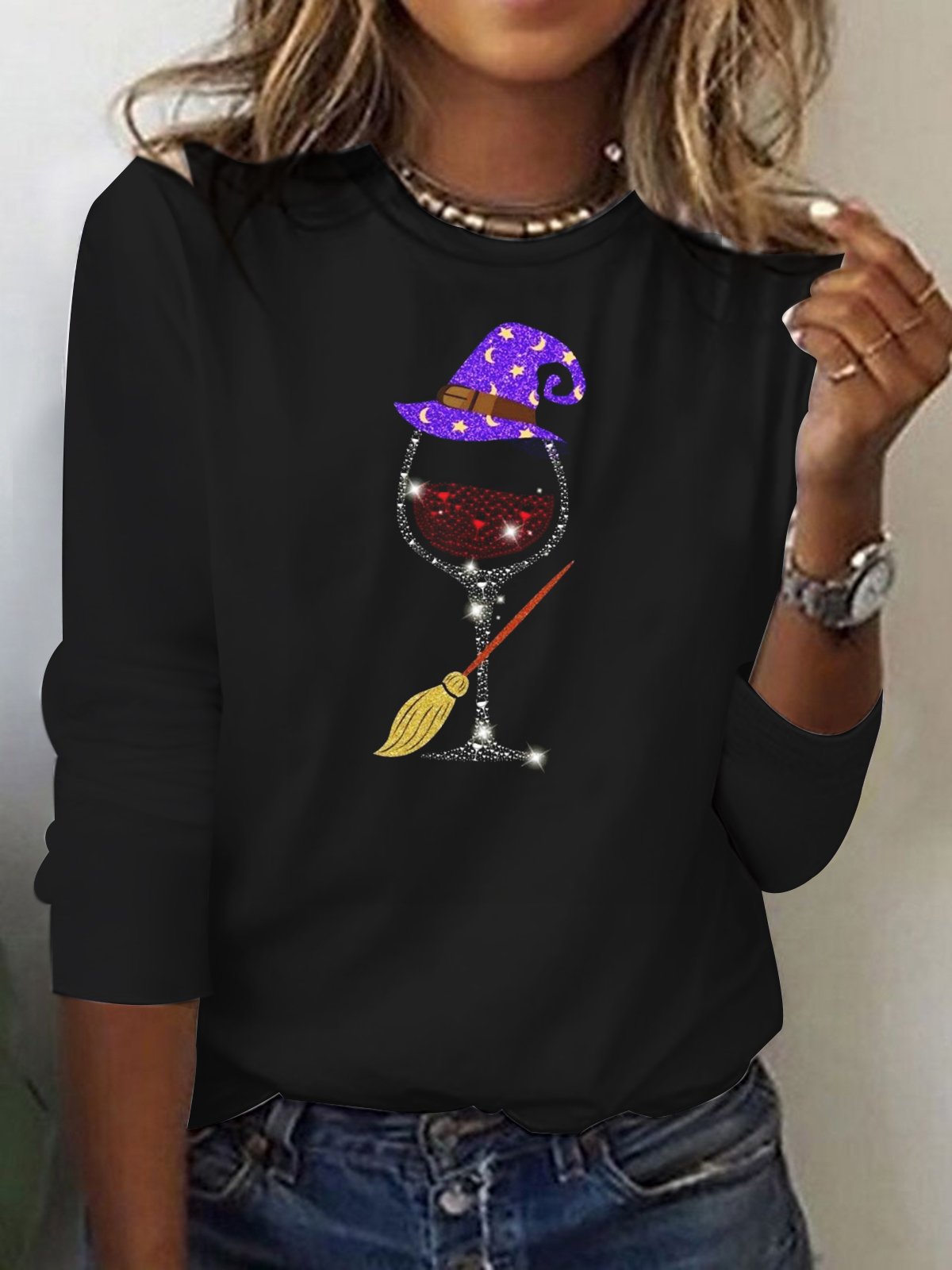 Halloween Design Long Sleeve T-Shirt