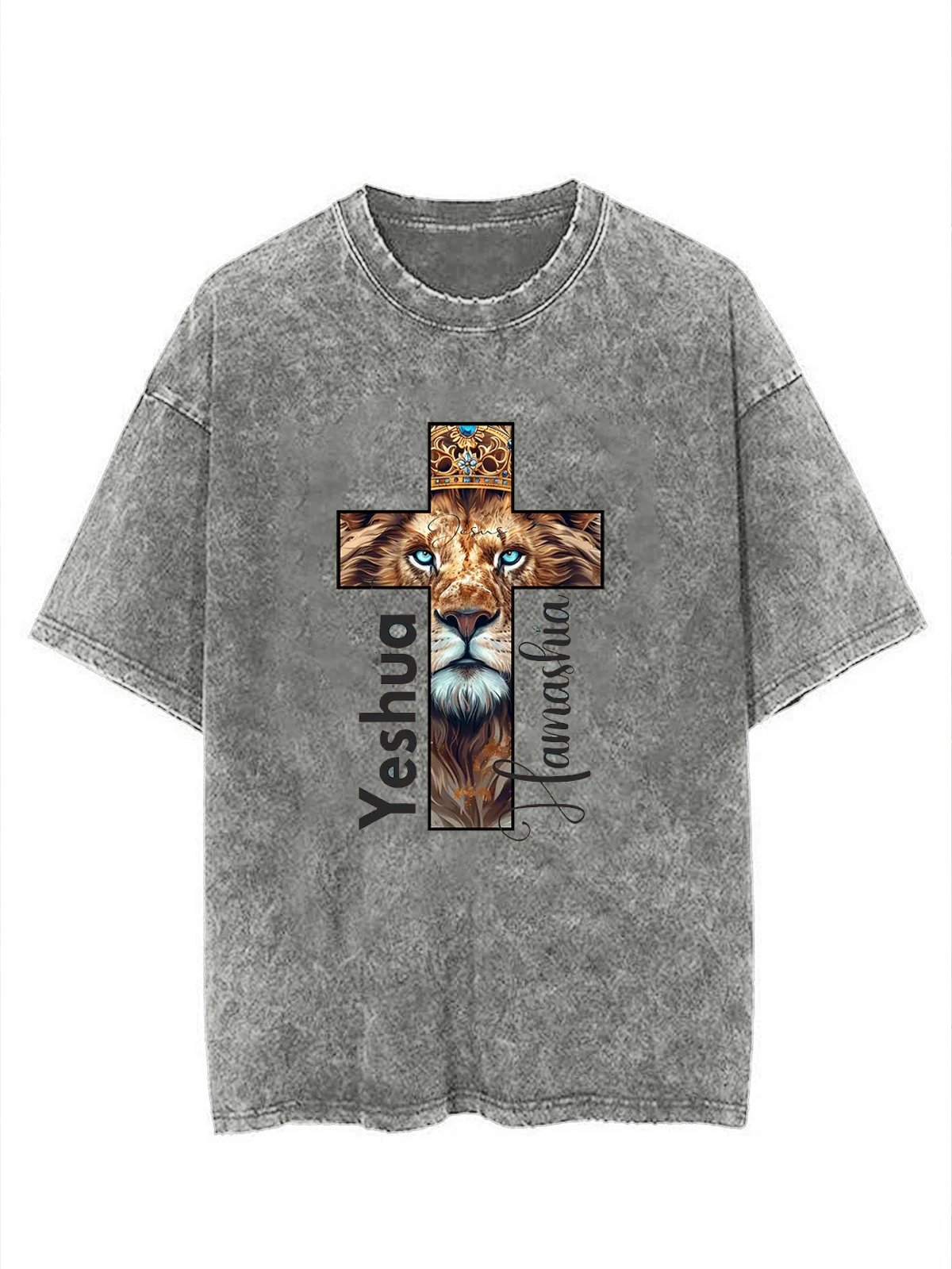 Loose Crew Neck Casual Tiger T-Shirt