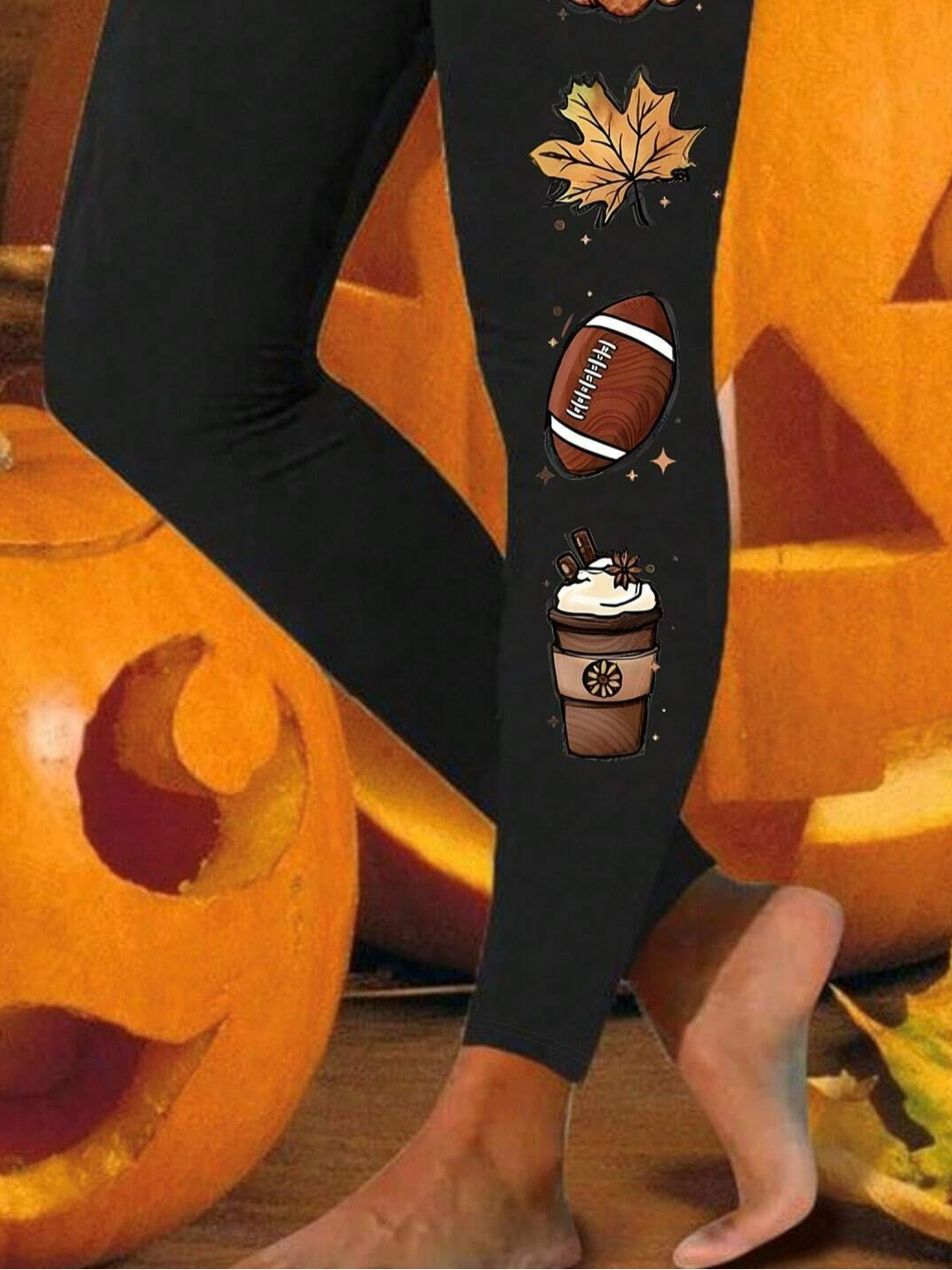 Halloween Casual Tight Leggings