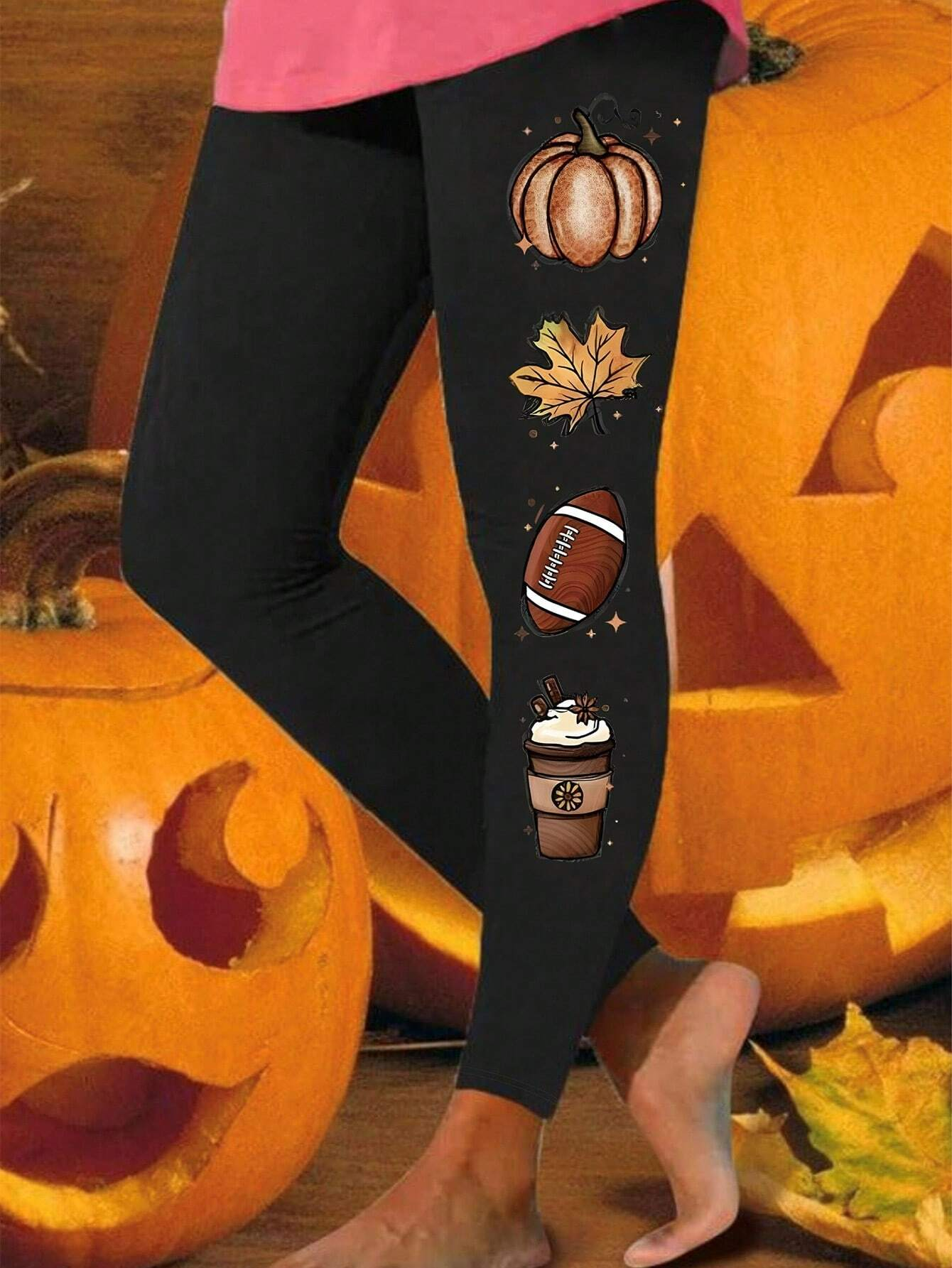 Halloween Casual Tight Leggings