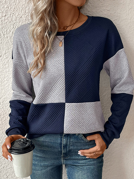 Loose Casual Crew Neck Sweatshirt