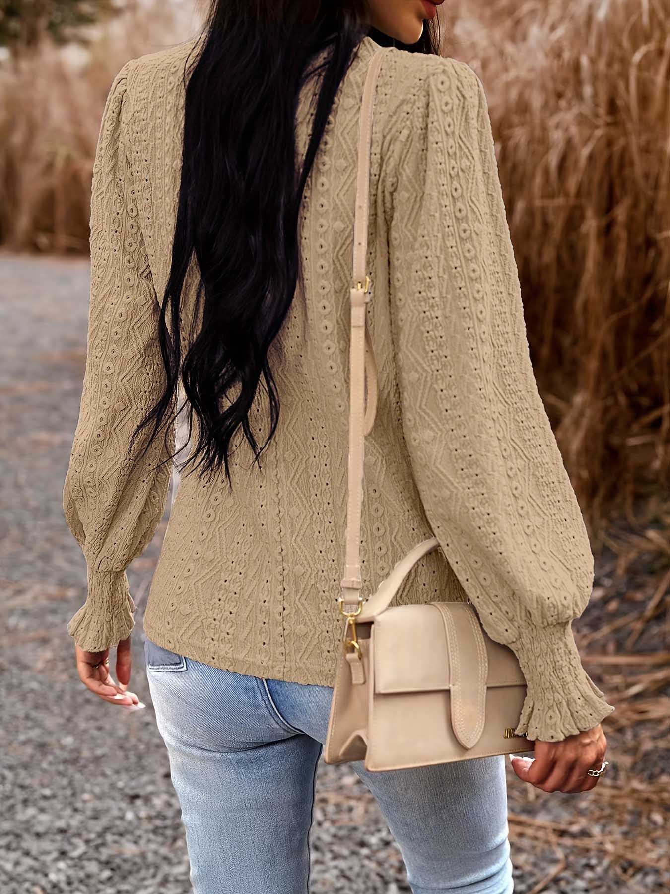 Casual Cotton And Linen Blouse