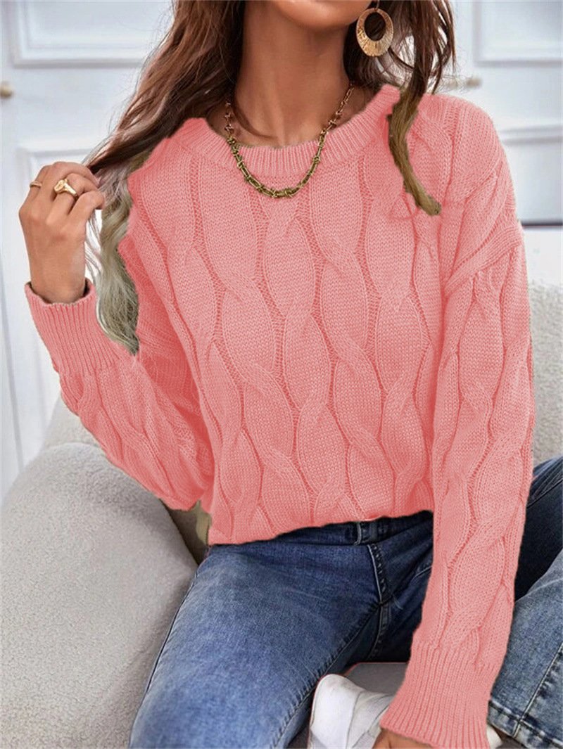 Casual Yarn/Wool Yarn Sweater