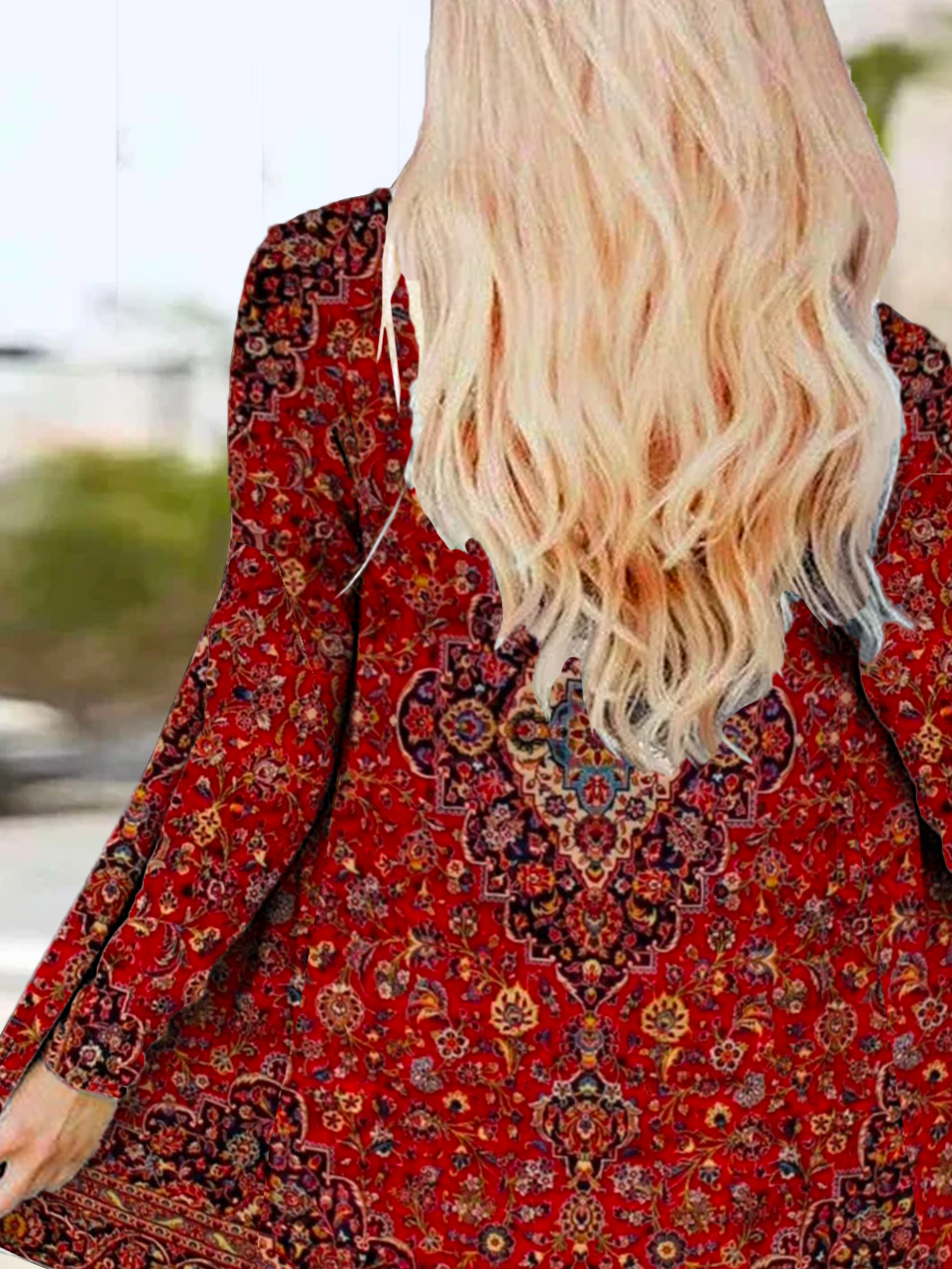 Jersey Casual Loose Ethnic Kimono