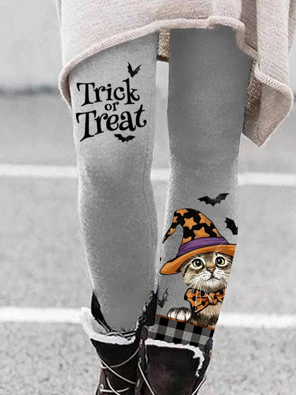 Halloween Tight Casual Jersey Leggings