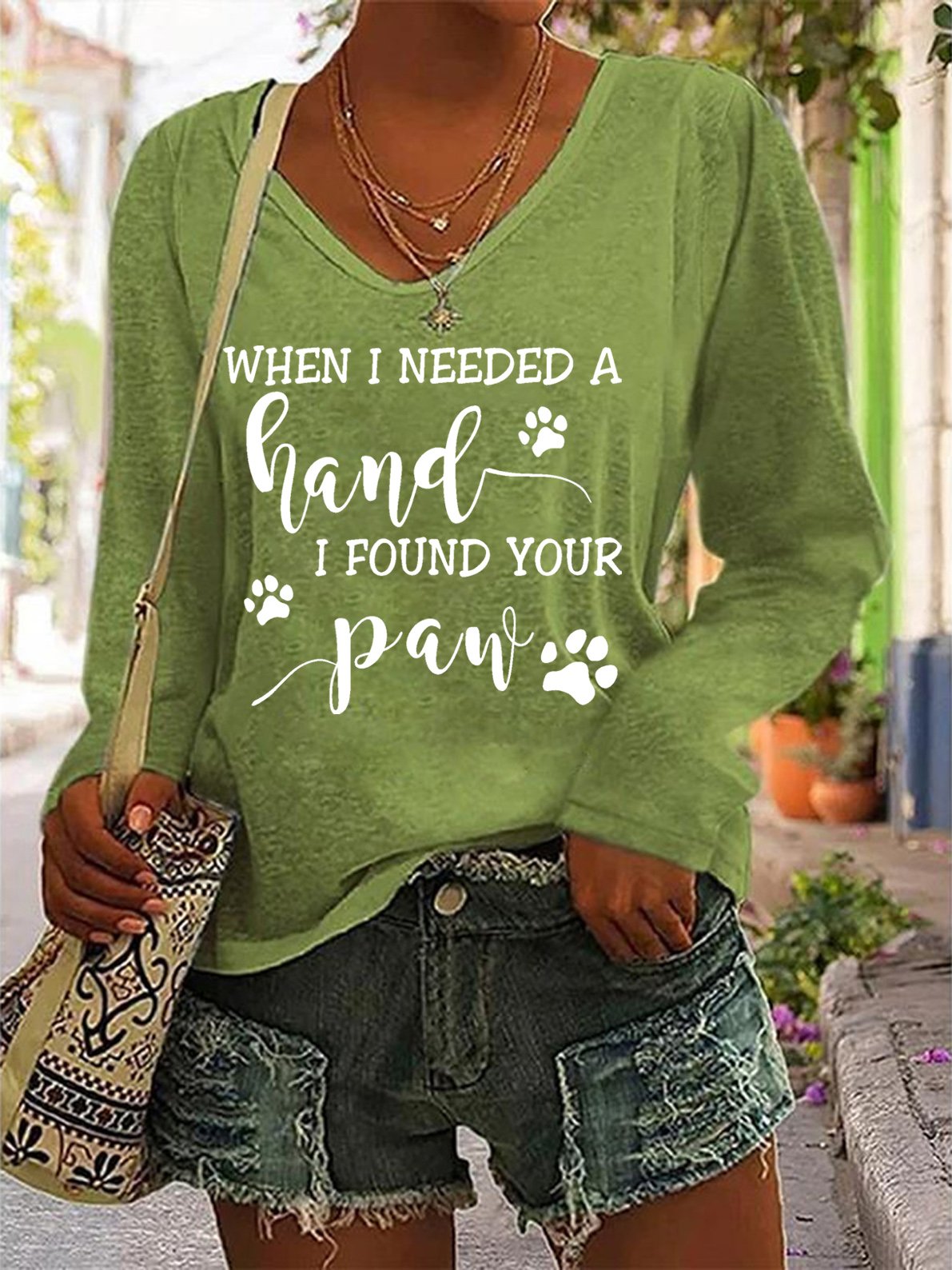 When I needed a hand I found your paw T-shirt