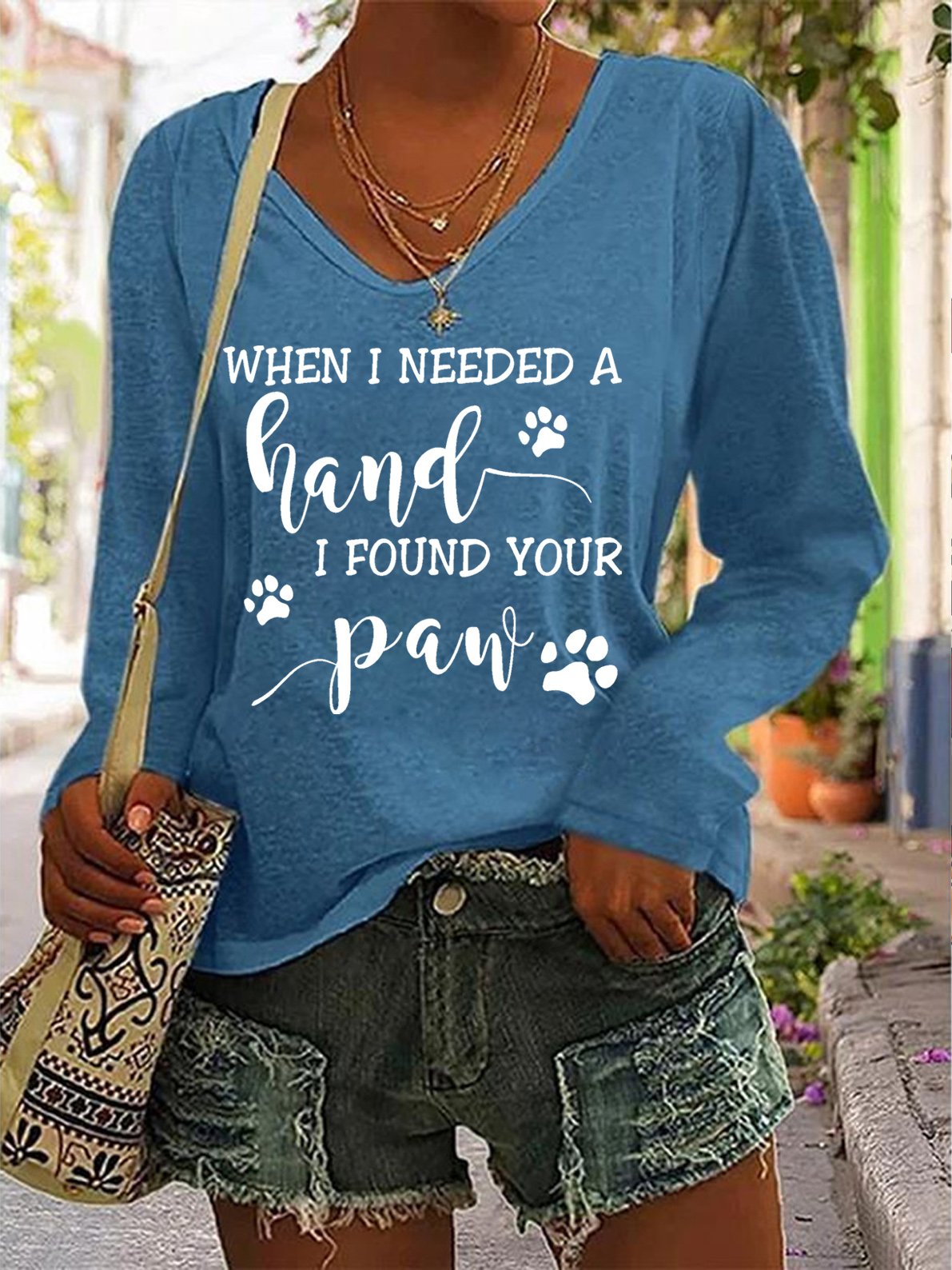 When I needed a hand I found your paw T-shirt