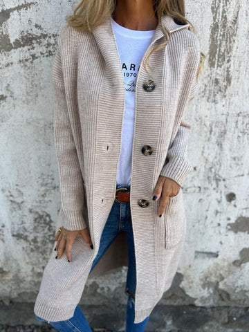 Casual Yarn/Wool Yarn Cardigan